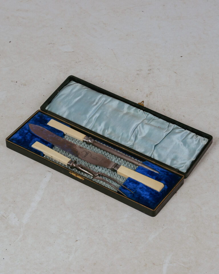 1898 Bone-handled Carving Set