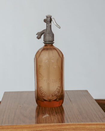 GB156 Romanian Pink Glass Syphon