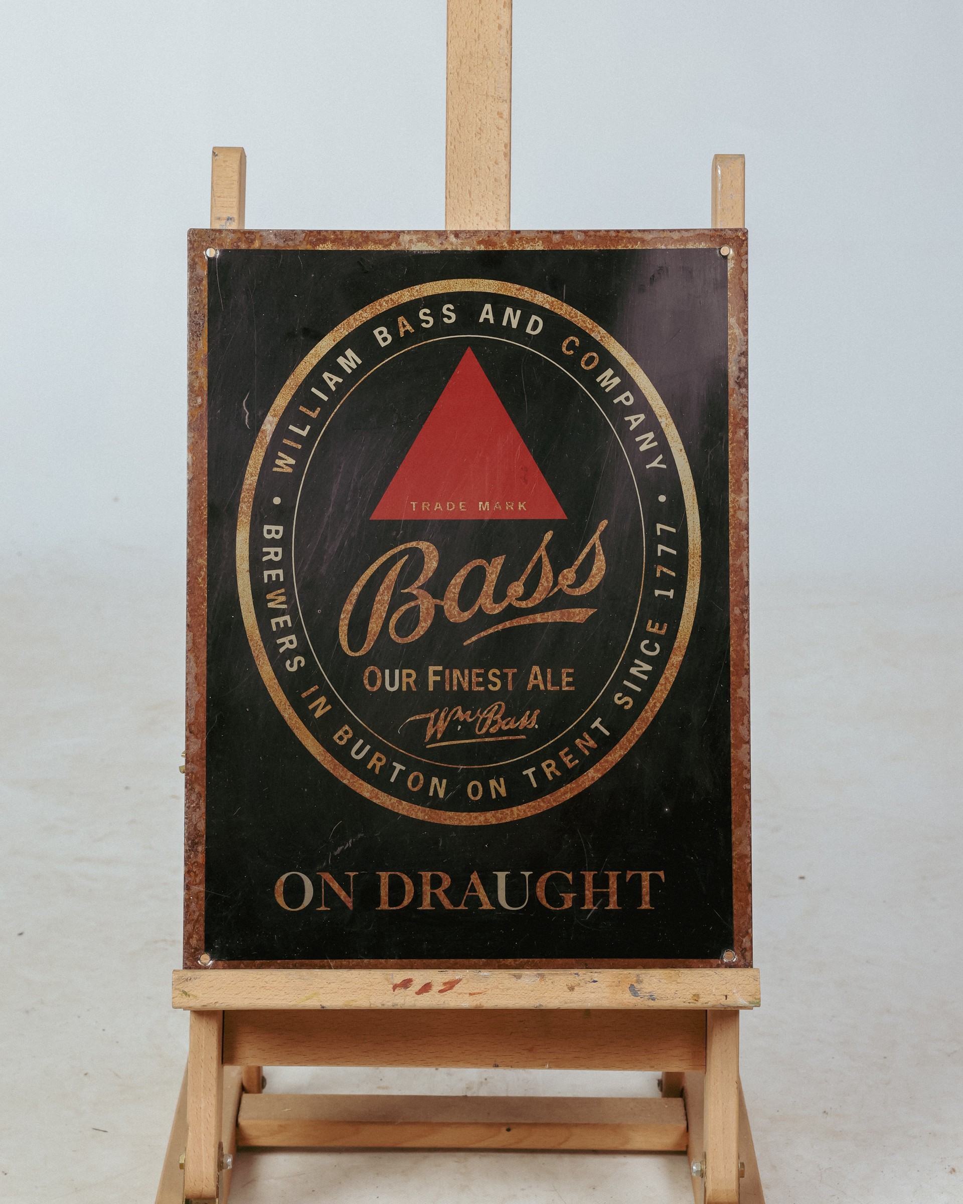 Metal Bass Ale Sign [w903]