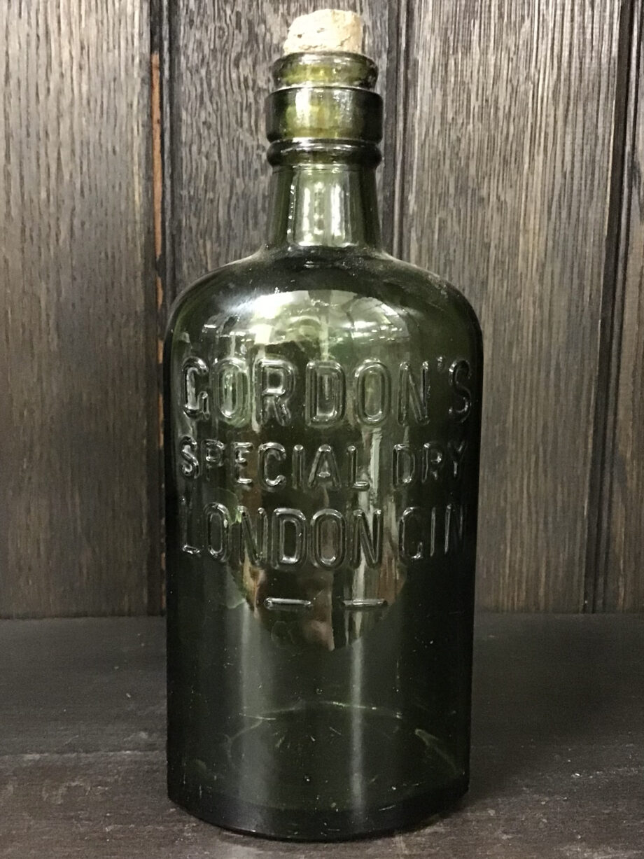 A large green bottle.