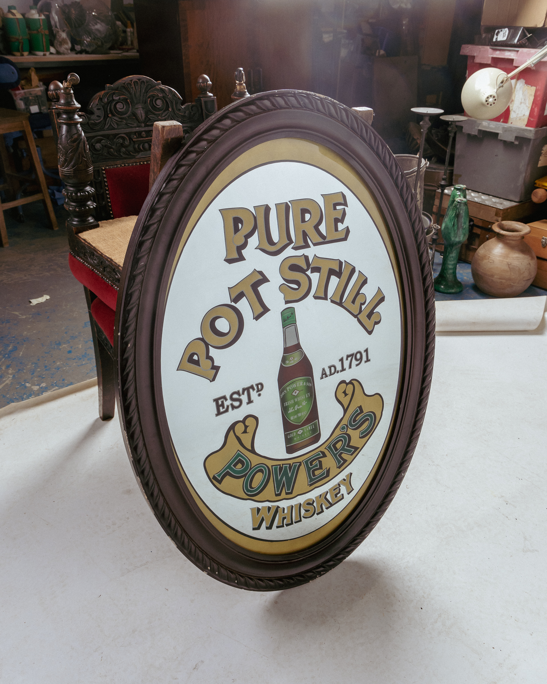 Power’s Whiskey Mirror [w965]