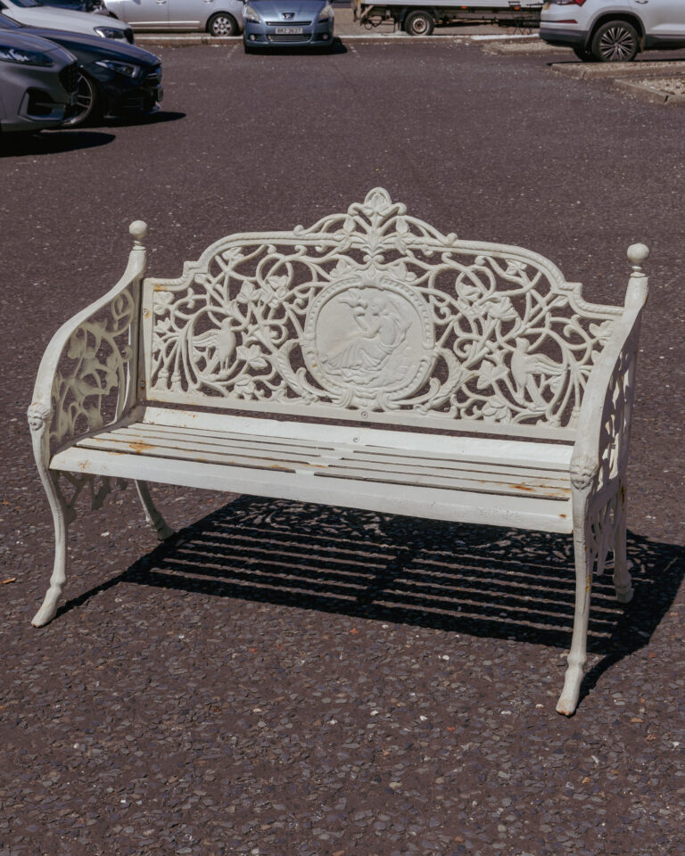 Cast Iron Victorian Style Garden Bench