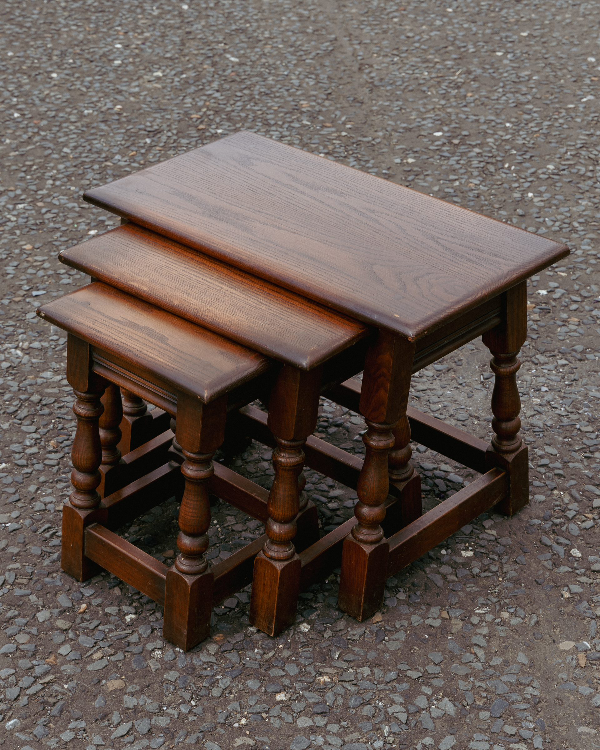 Nest of Oak Tables