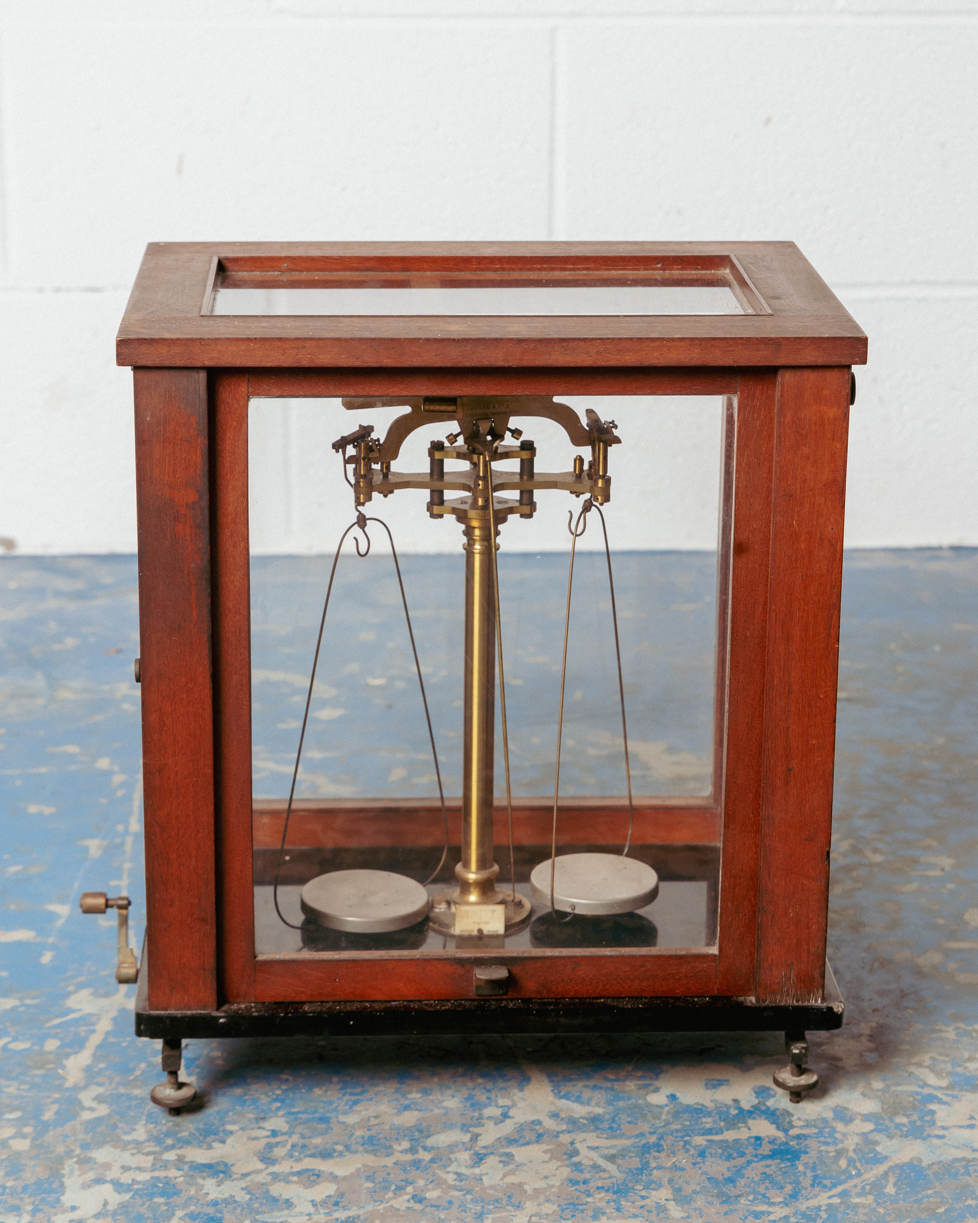 1920s Cased Lab Scales