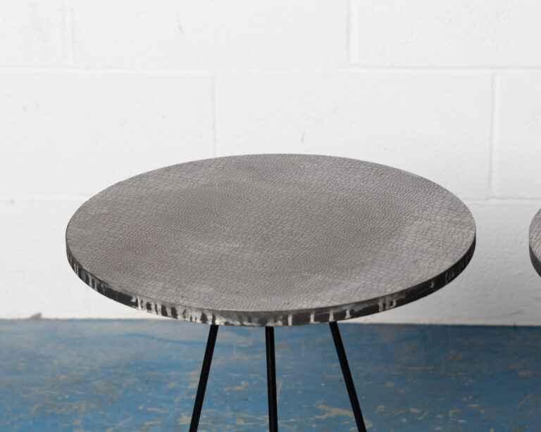 Silver Snakeskin Coffee Table