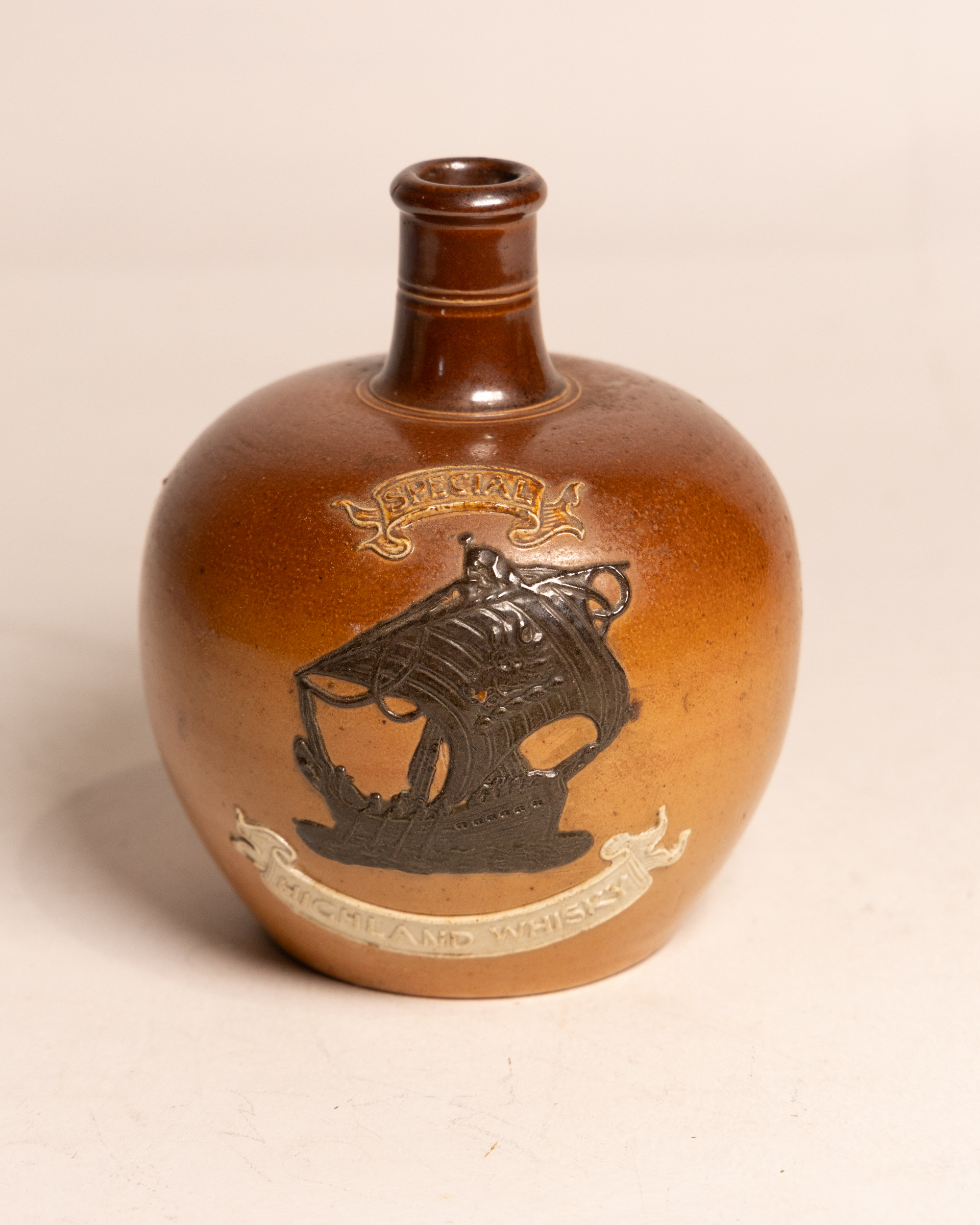 Doulton Stoneware Special Highland Whisky Jug