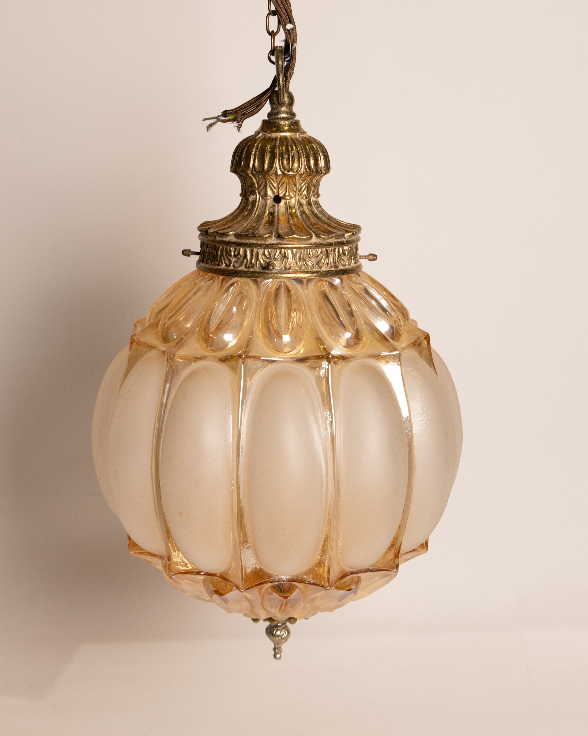 1960s Glashutte Limburg Bubble Pendant Lamp