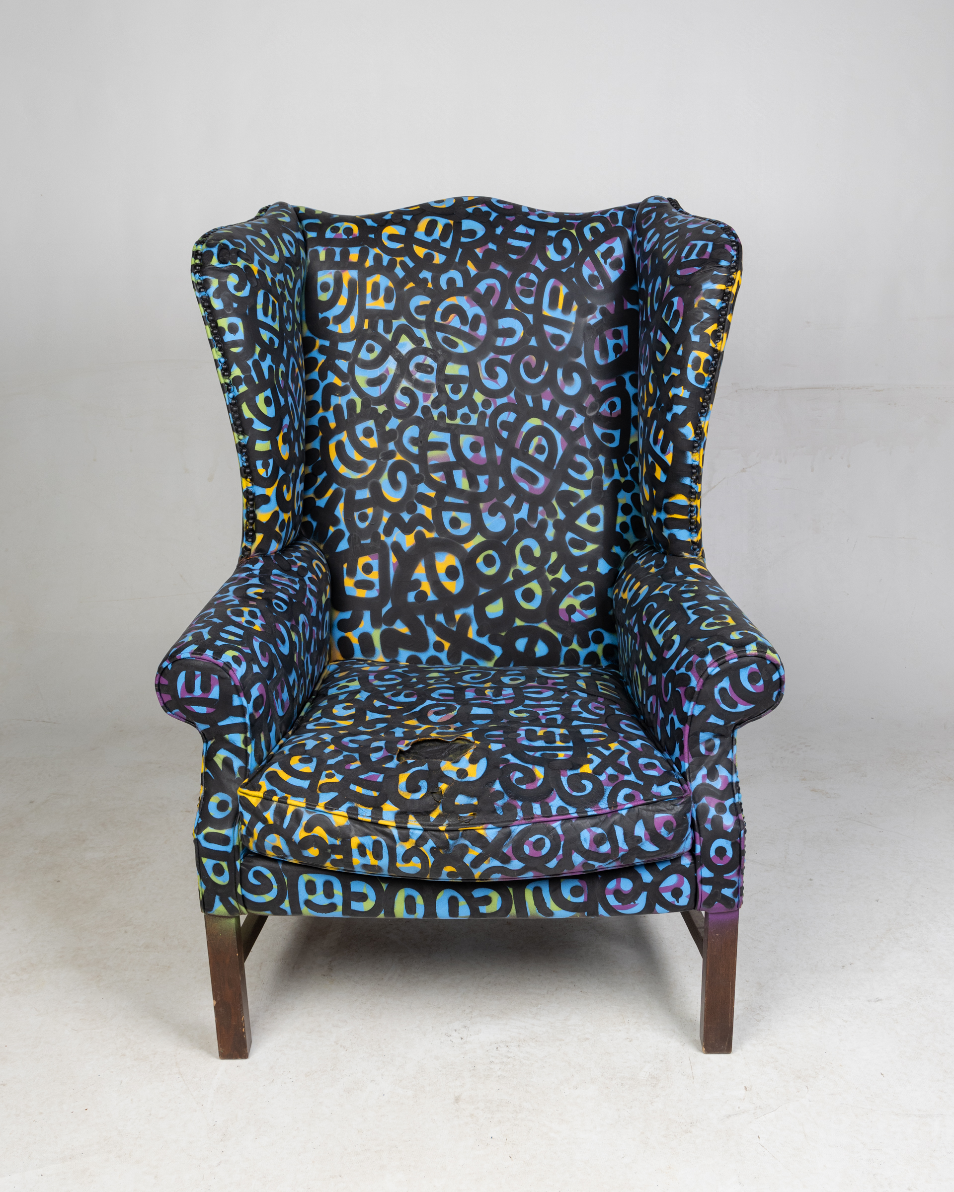 Codo Spray Painted Wingback Chair