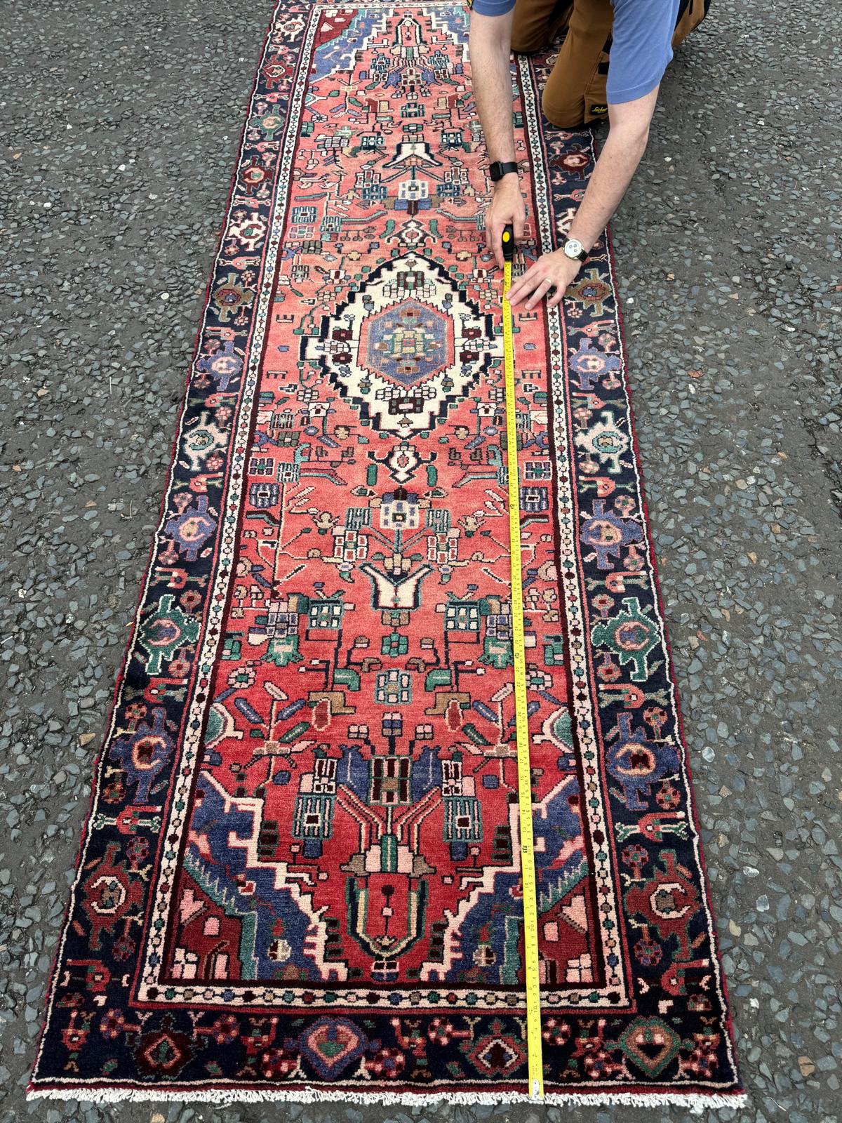 Red ground Persian Runner- AUG16