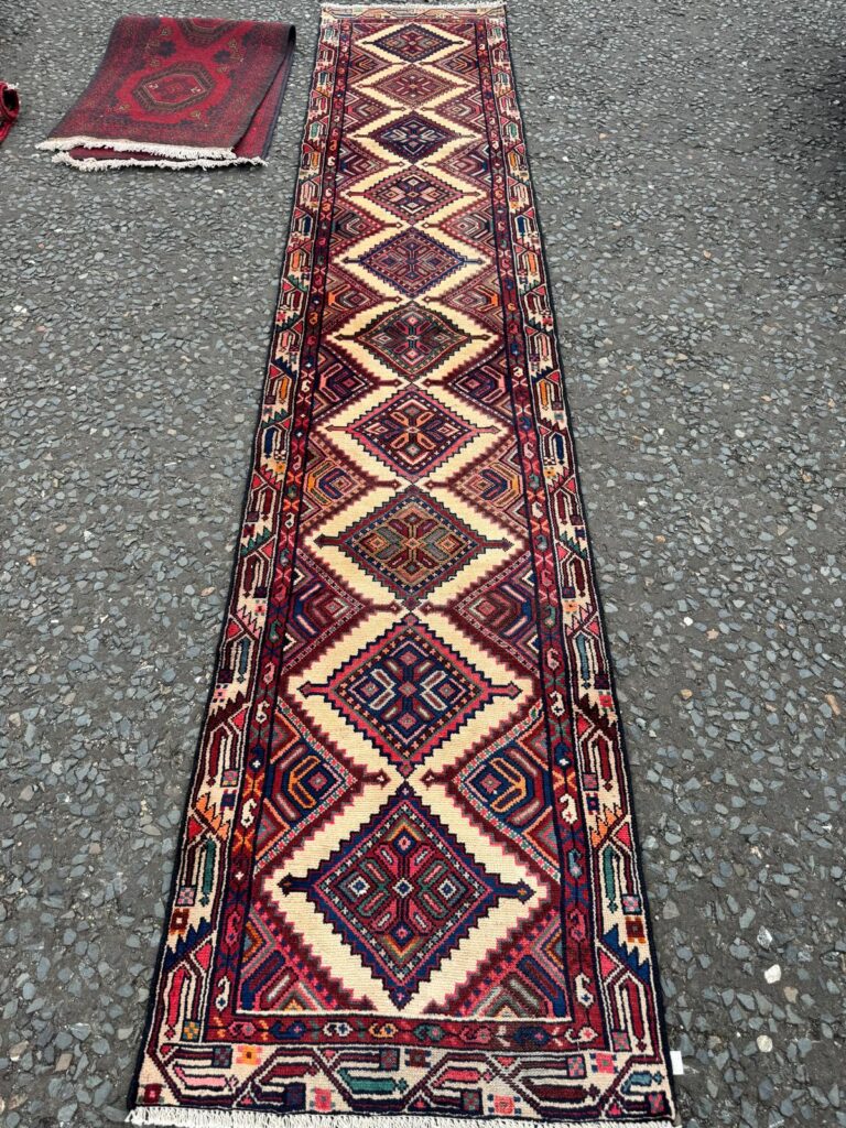 AUG25 Large Hand-woven Persian Runner
