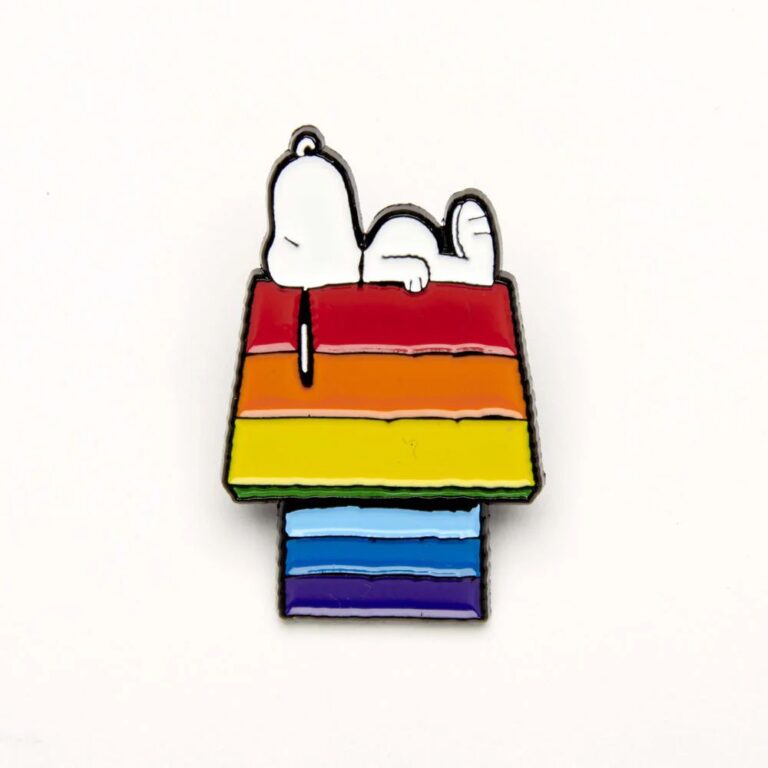 Peanuts Enamel Pin - Rainbow House