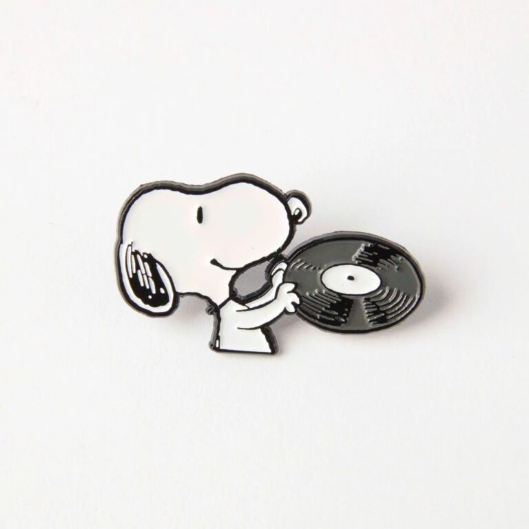 Peanuts Enamel Pin - Music is Life Records