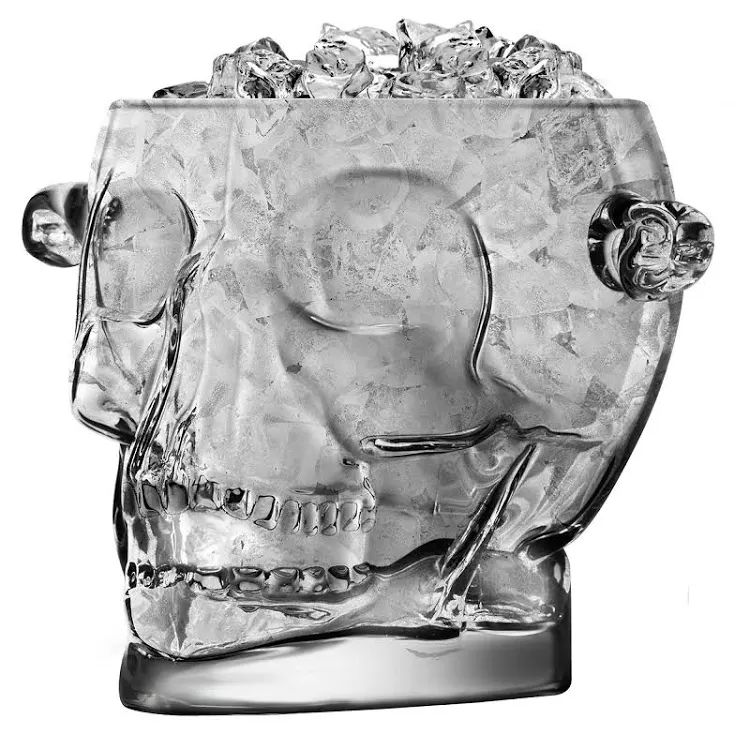 Brain Freeze Skull Ice Bucket