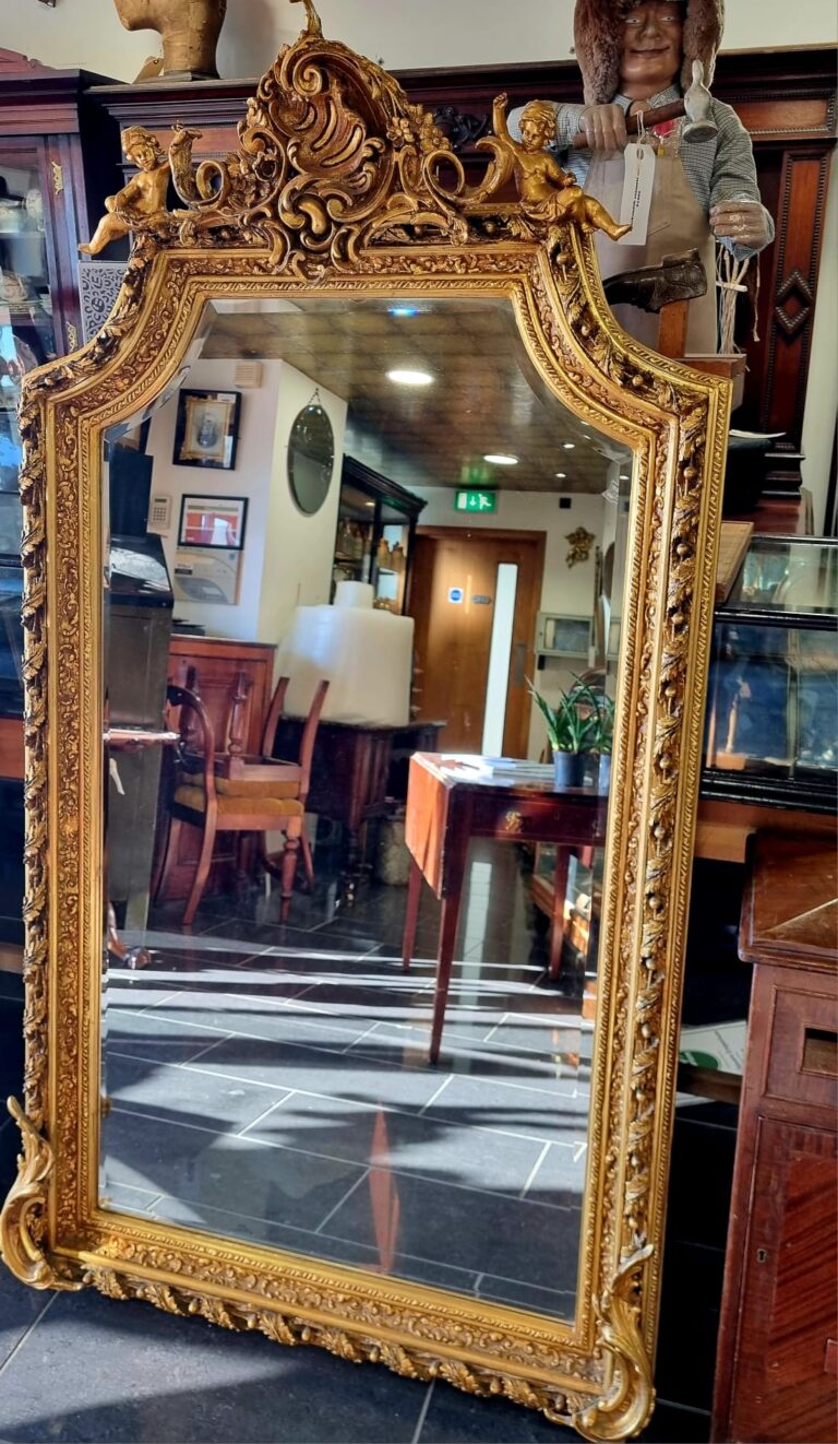 Large Gold Gilt Mirror