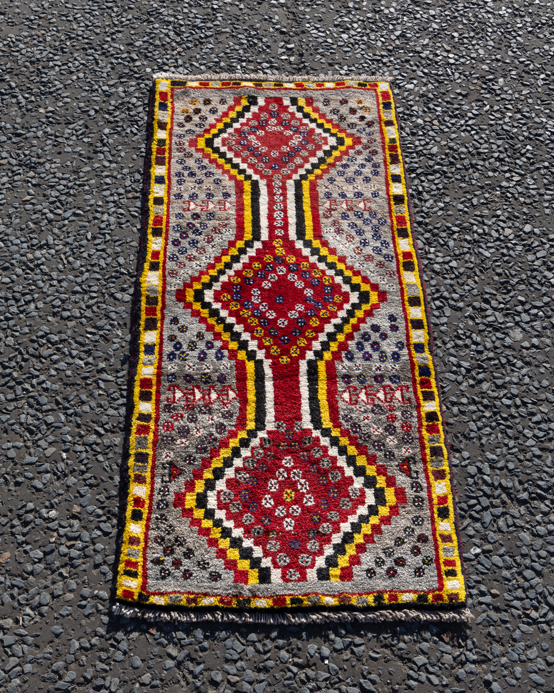 OCT07 Hand-Woven Iranian Gabbeh Tribal Rug