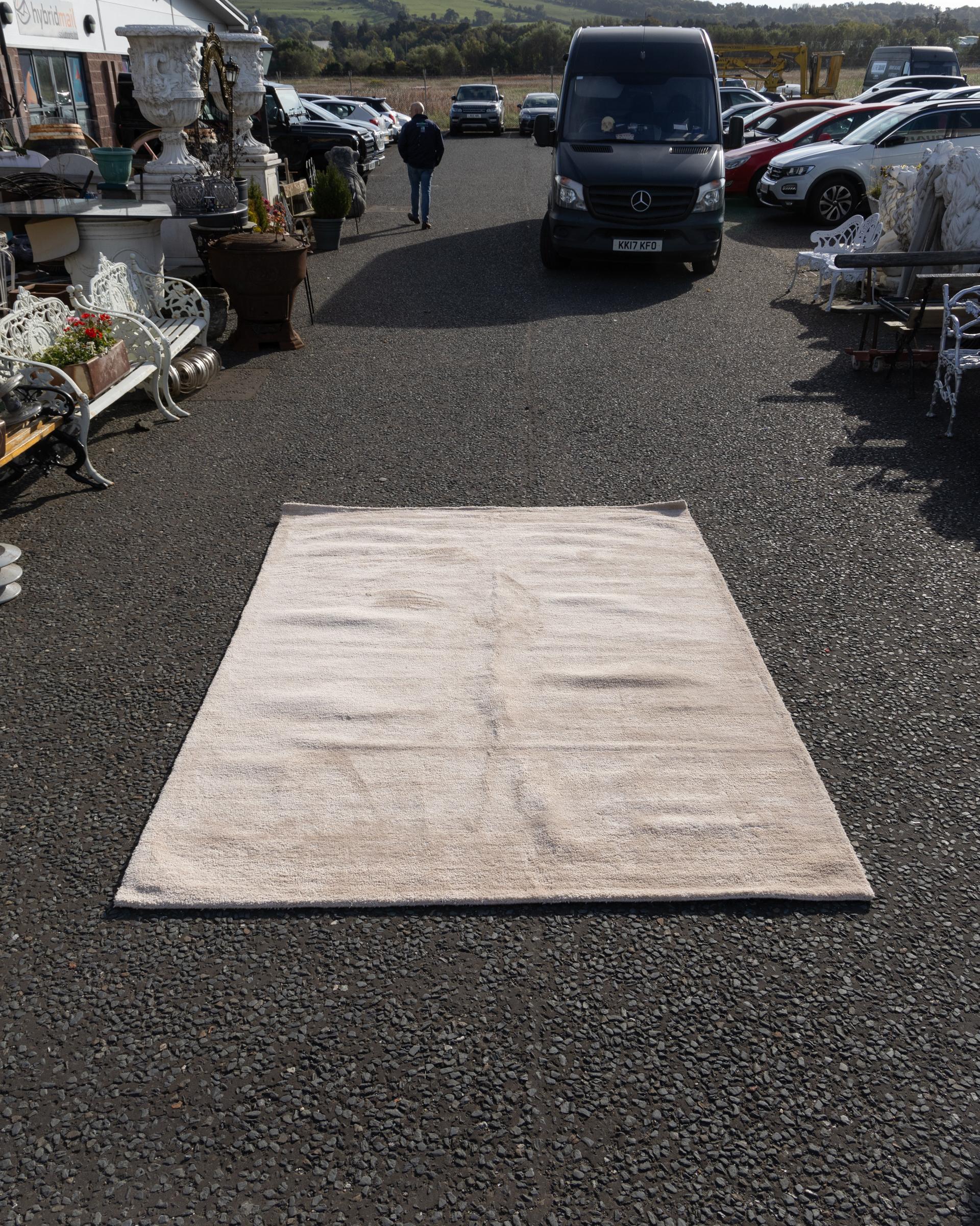 OCT03 Handmade Indian Carpet with Full Pile