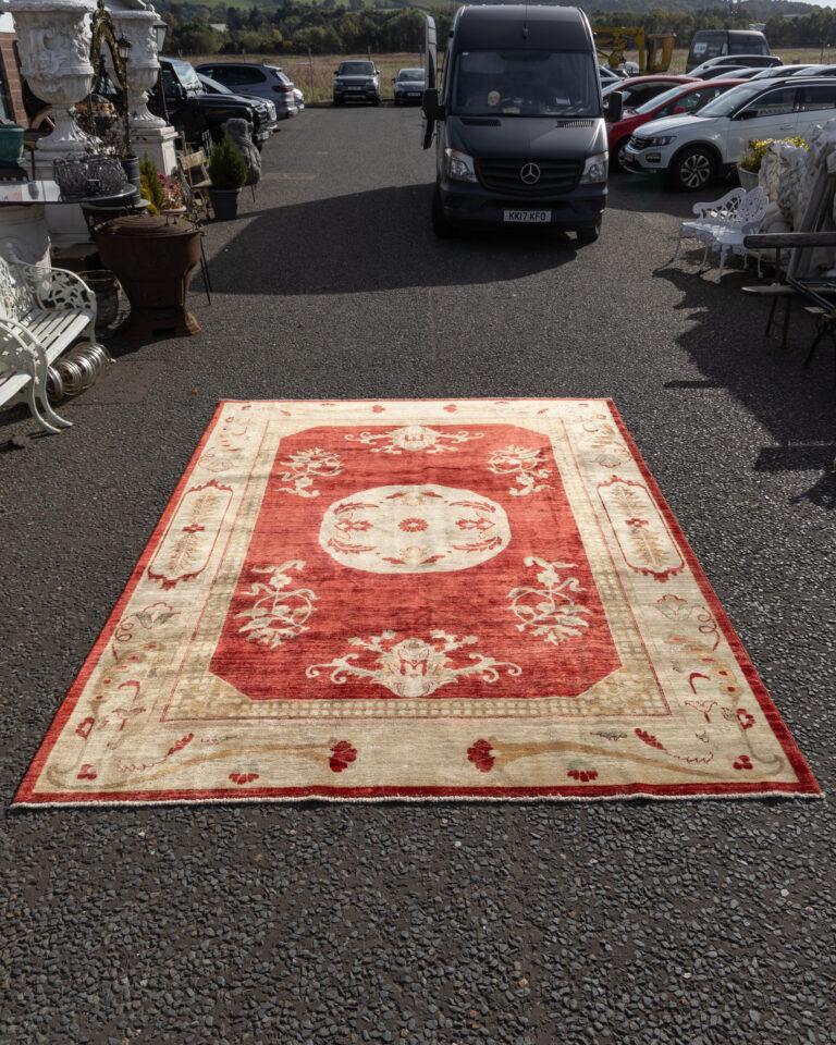OCT18 Afghan Zigca Handwoven Carpet
