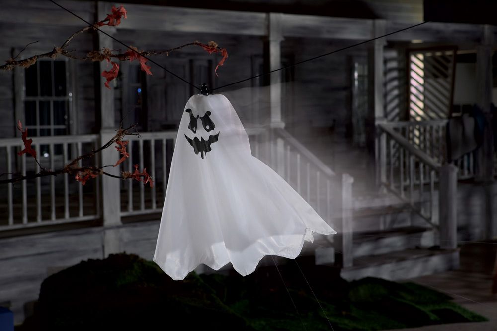 Sound-Activated Flying Ghost Decor