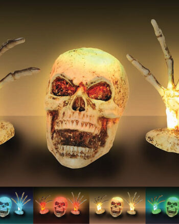 Colour Change LED Skeleton Gravebreaker Set