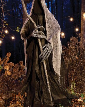 Reaper Standing Decoration with Staff