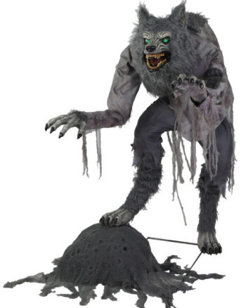 Lanky Werewolf Halloween Animated Figure (1.5m Tall)