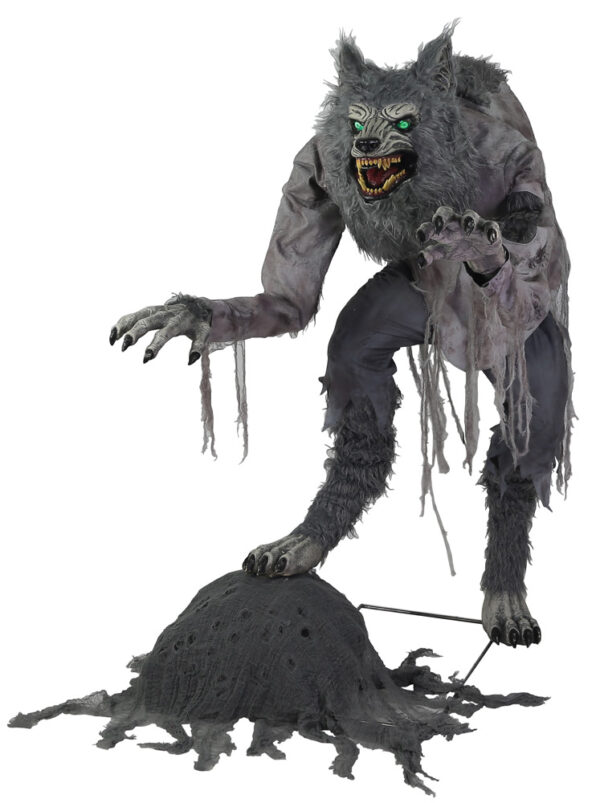 Lanky Werewolf Halloween Animated Figure (1.5m Tall)