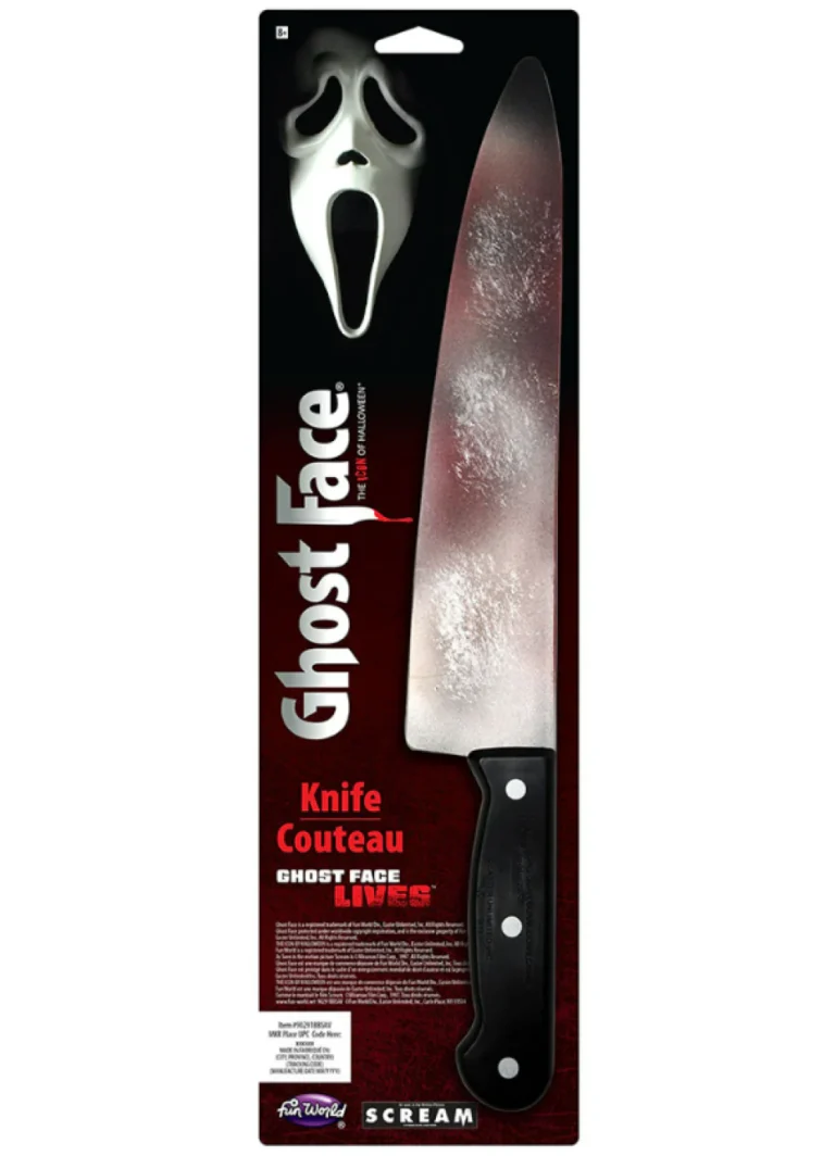 Ghost Face Halloween Knife
