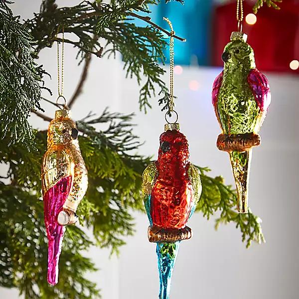 Colourful Parrot Bauble
