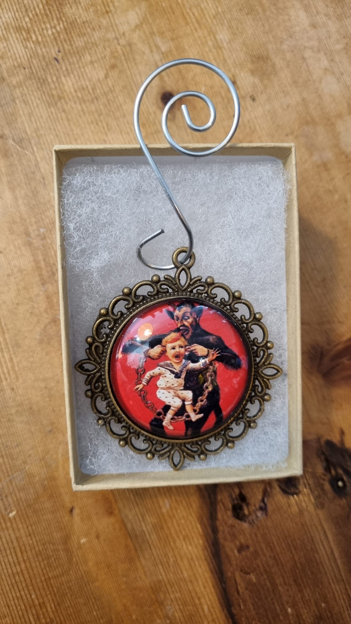 Victorian Krampus Christmas Ornament