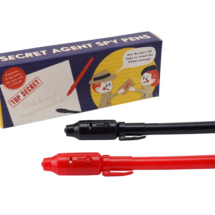 Traditional Toy Co. Secret Agent Spy Pens Set