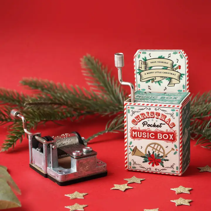 Hand-Crank Christmas Music Box – ‘Have Yourself A Merry…’