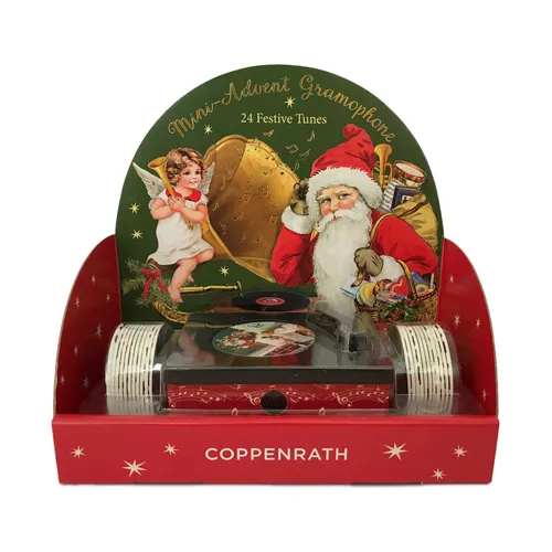 Mini Advent Gramophone with 24 Festive Tunes