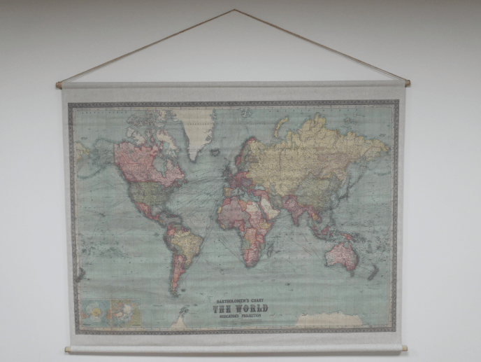 World Map Wall Hanging