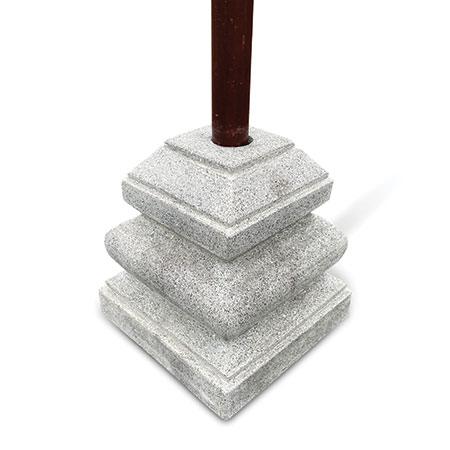Bali Parasol Base – Terrazzo Grey (Small)