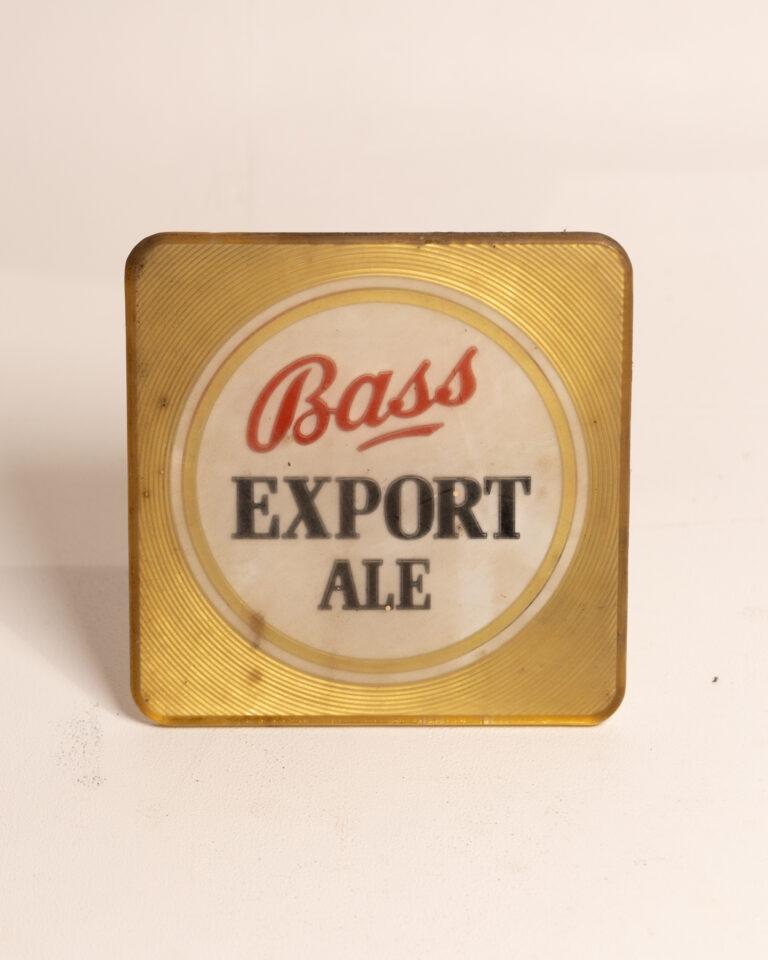 Bass Export Ale - Pump Head Display