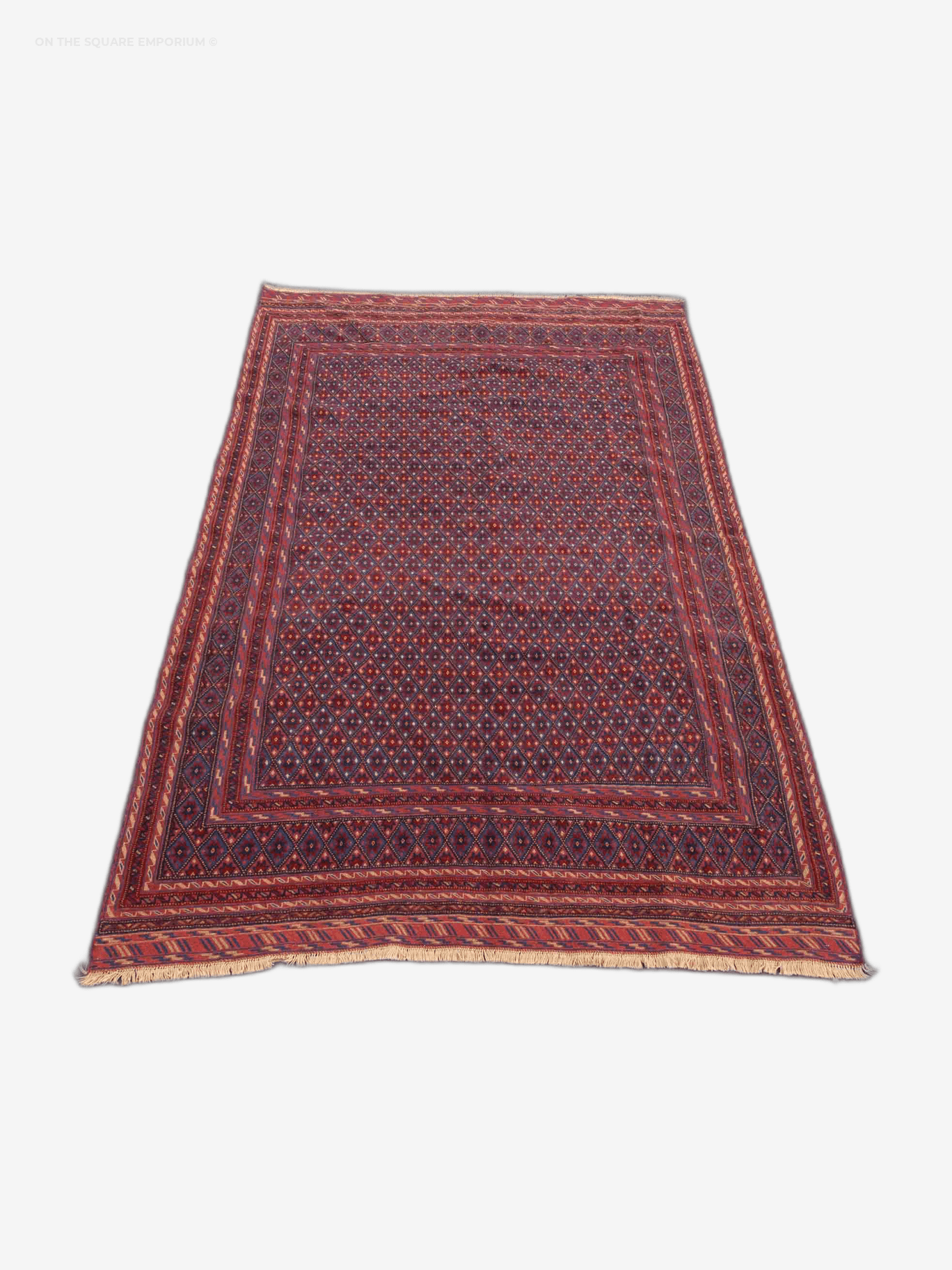N53 Fine Mishwani Afghan Embossed Rug