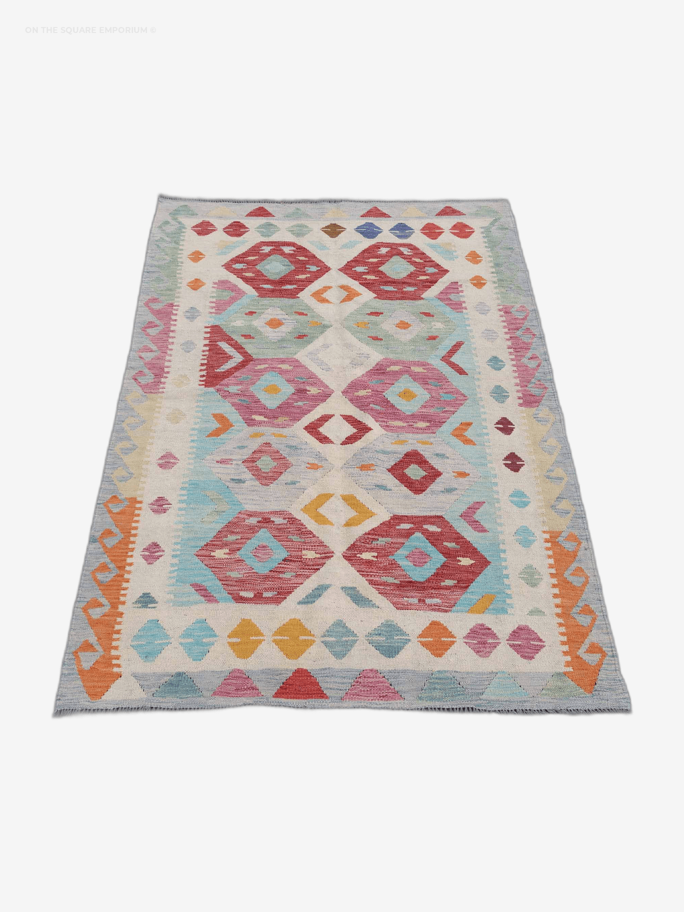 NOV46 Authentic Handwoven Afghan Kilim Rug