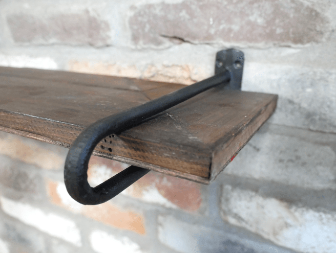 Cast Iron Rounded Shelf Bracket