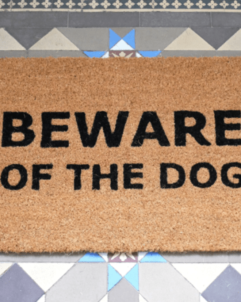 Beware of the Dog Doormat