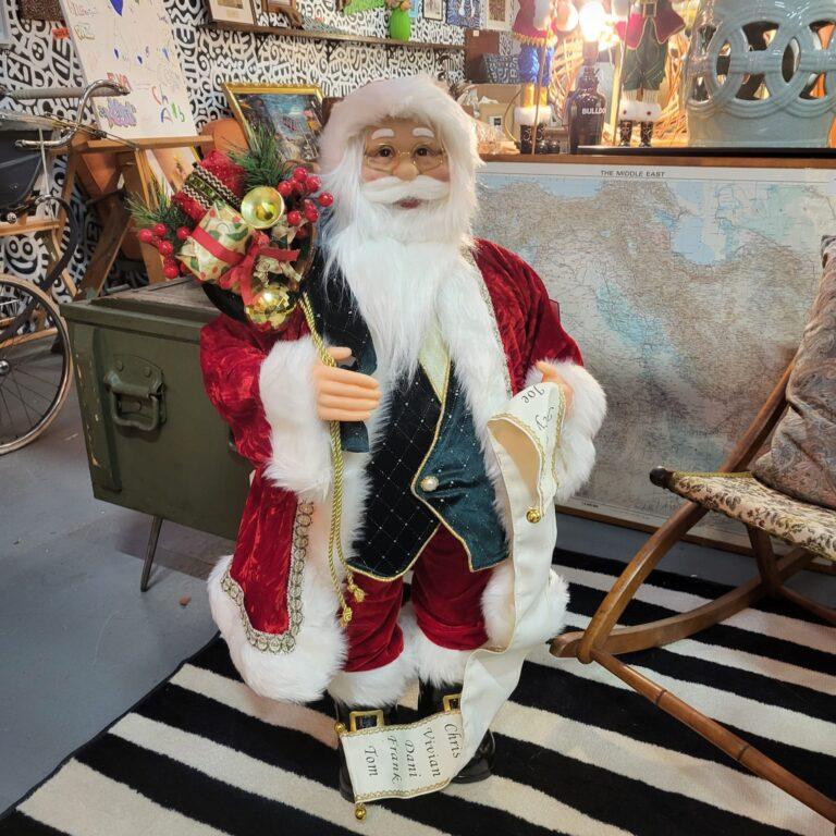 Santa with Naughty Or Nice List