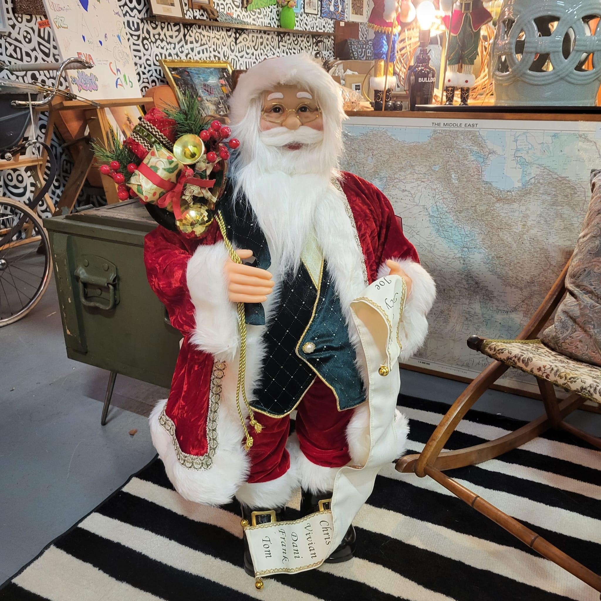 Santa with Naughty Or Nice List