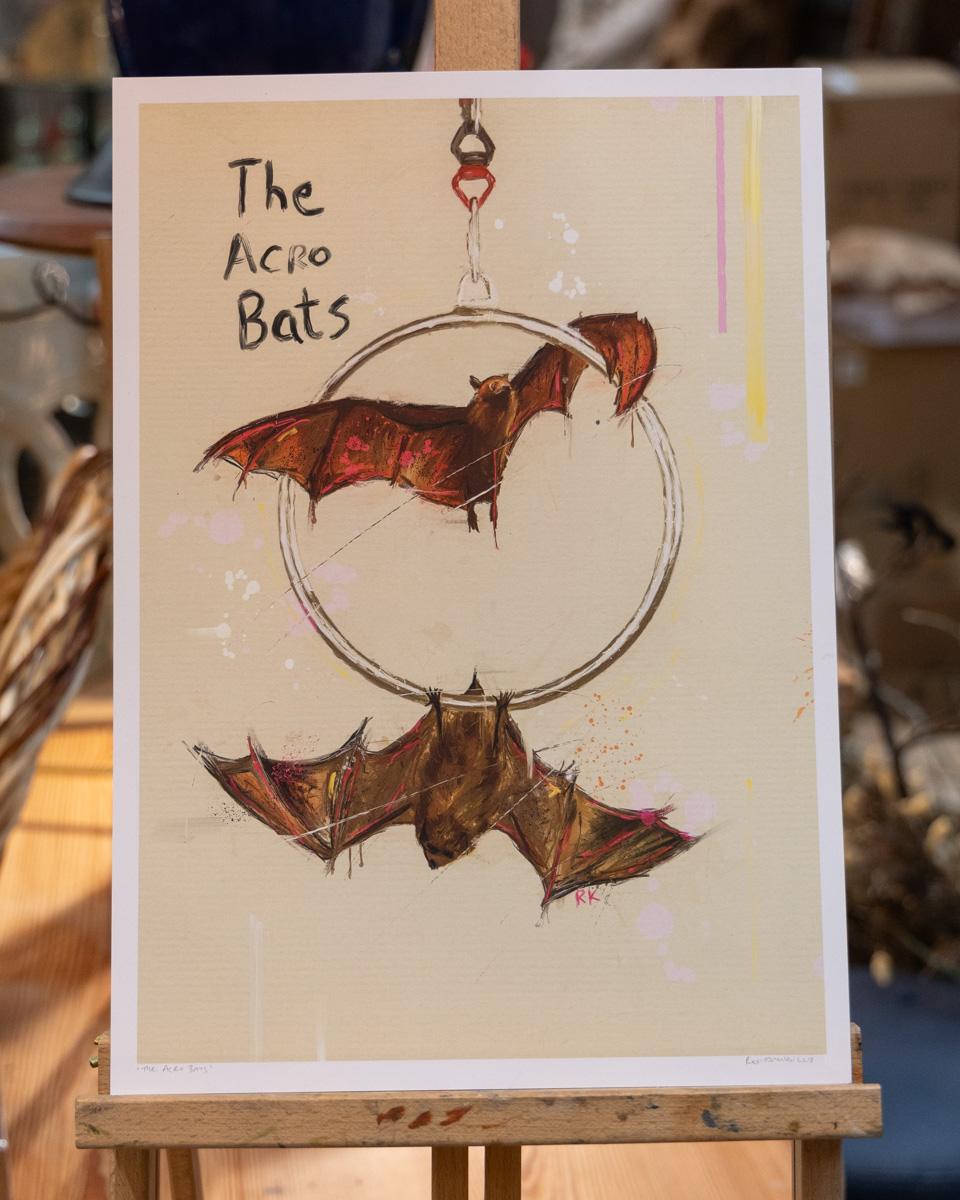 The Acro Bats – Print by RickyDrewAPiccy