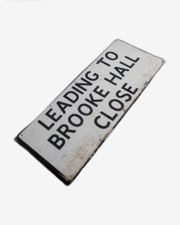 Street Sign – to Brooke Hall Close