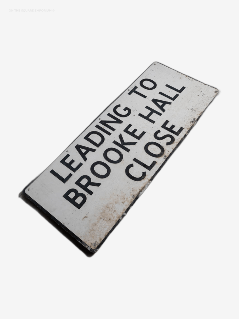 Street Sign - to Brooke Hall Close