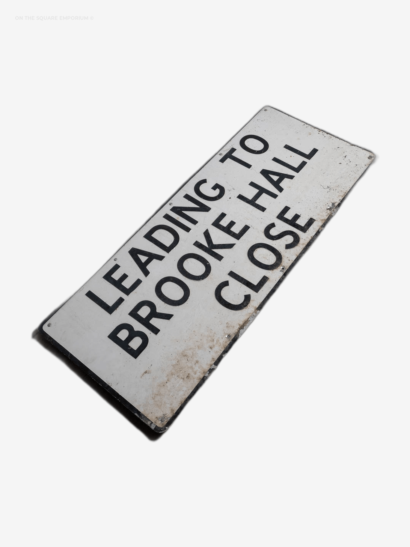 Street Sign – to Brooke Hall Close