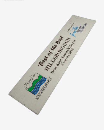 Street Sign – Hillsborough Best Kept Town