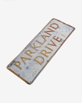 Street Sign – Parkland Drive