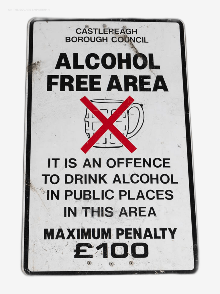 Street Sign - Alcohol Free Area