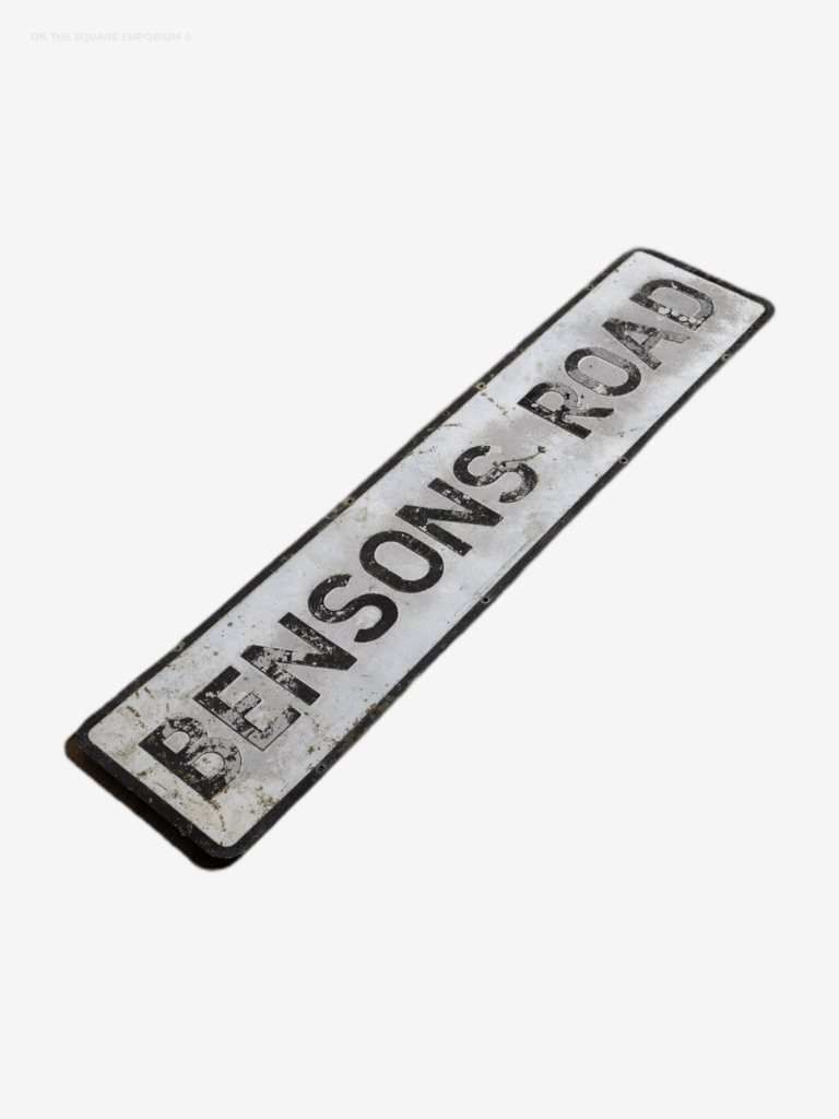 Street Sign - Bensons Road