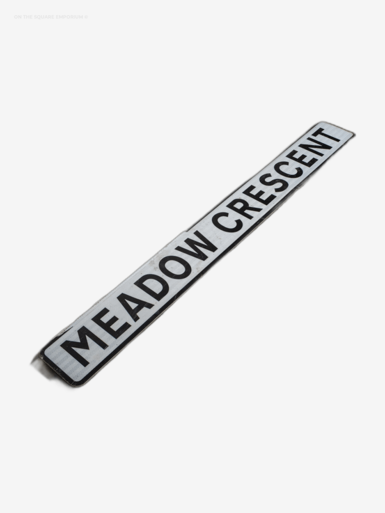 Street Sign - Meadow Crescent